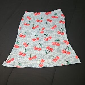 Cherry Print Women's Skirt